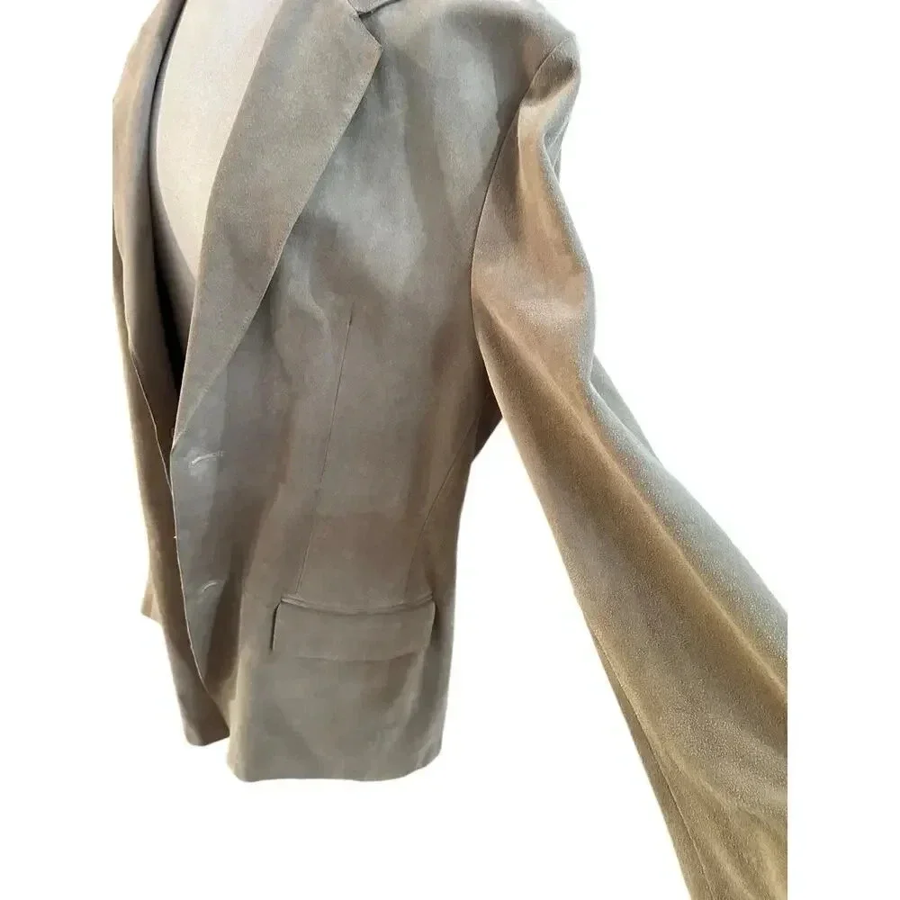 Banana Republic 100% suedes leather Blazer Jacket Size 42R